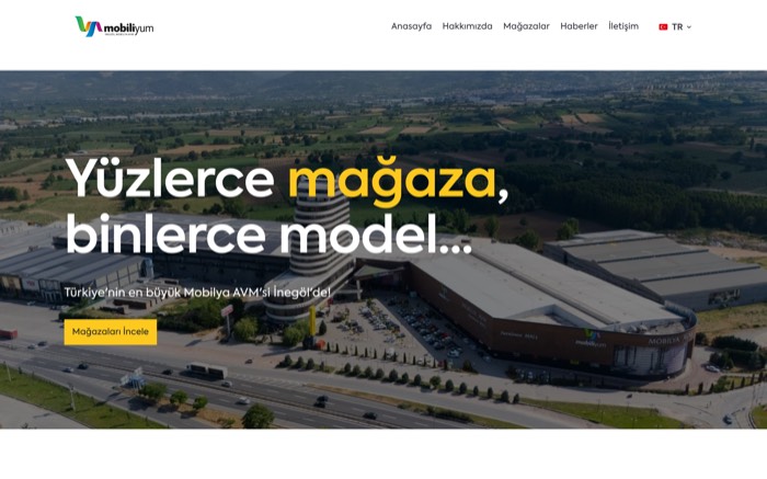 Mobiliyum AVM web sitesi
